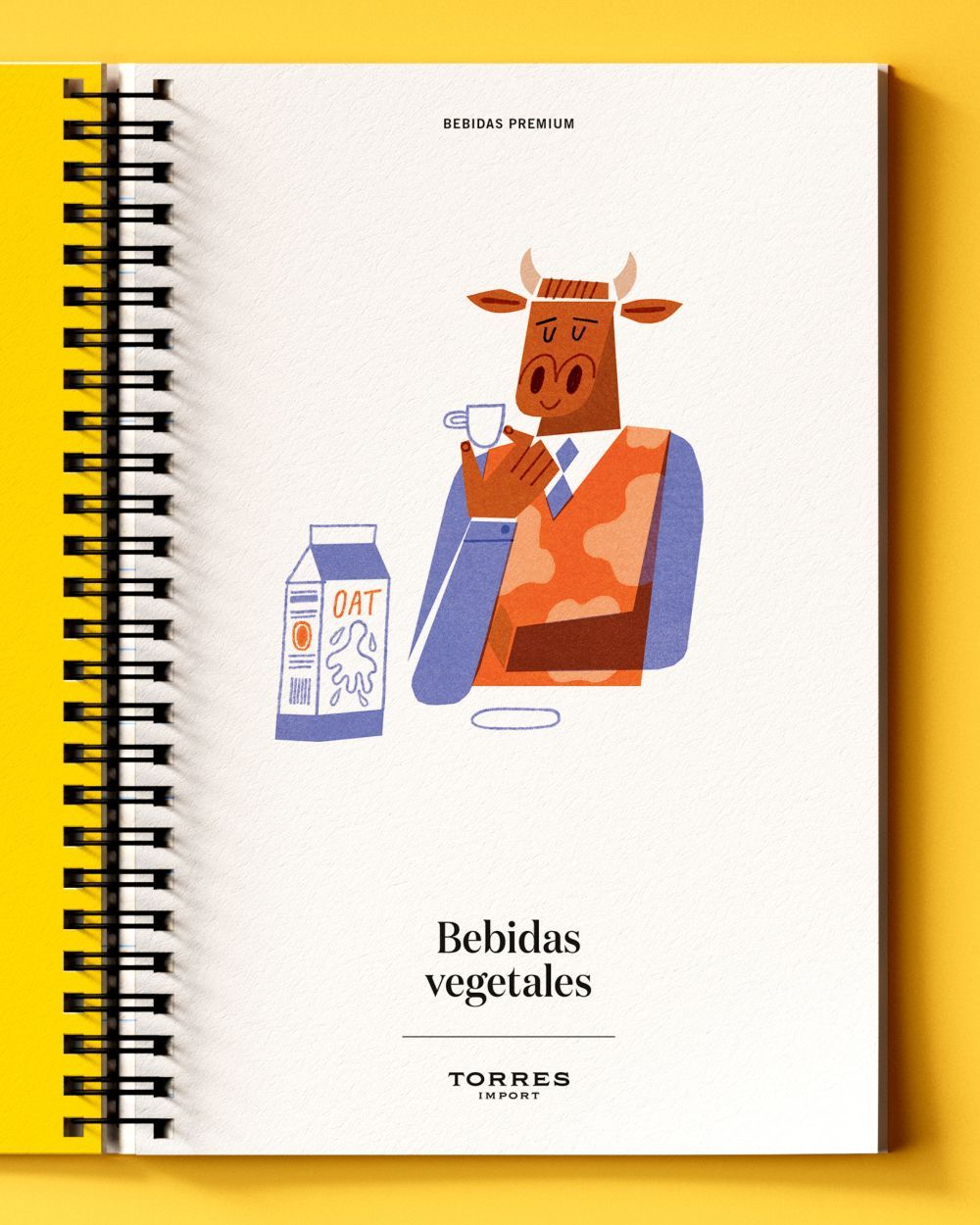 Fun graphic retro food illustrations by Klas Fahlén
