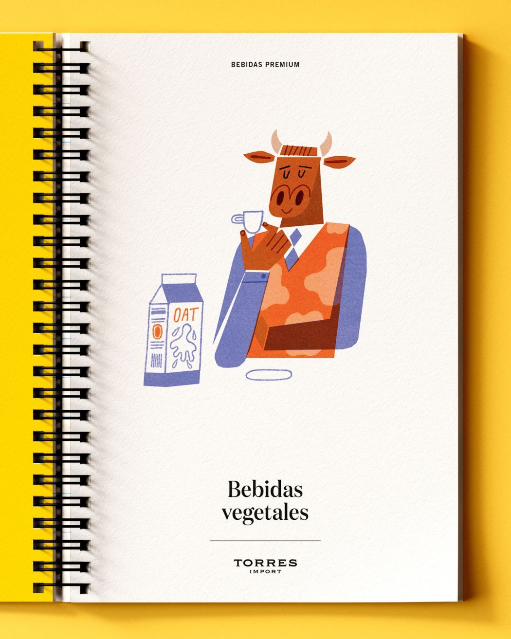 Fun graphic retro food illustrations by Klas Fahlén