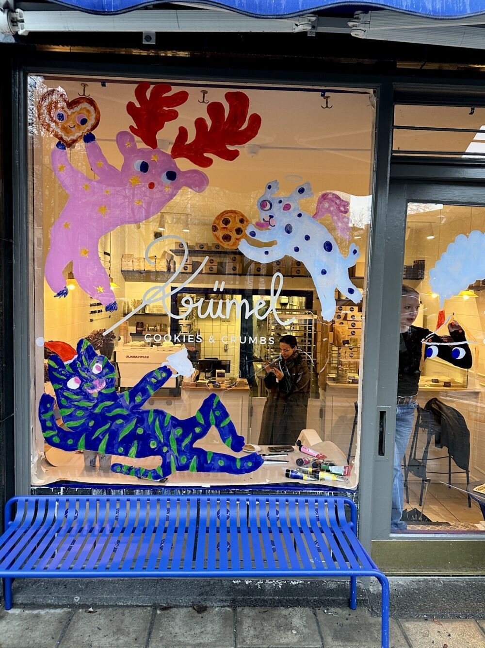 Hand painted branding concept by the artist Yoyo Nasty