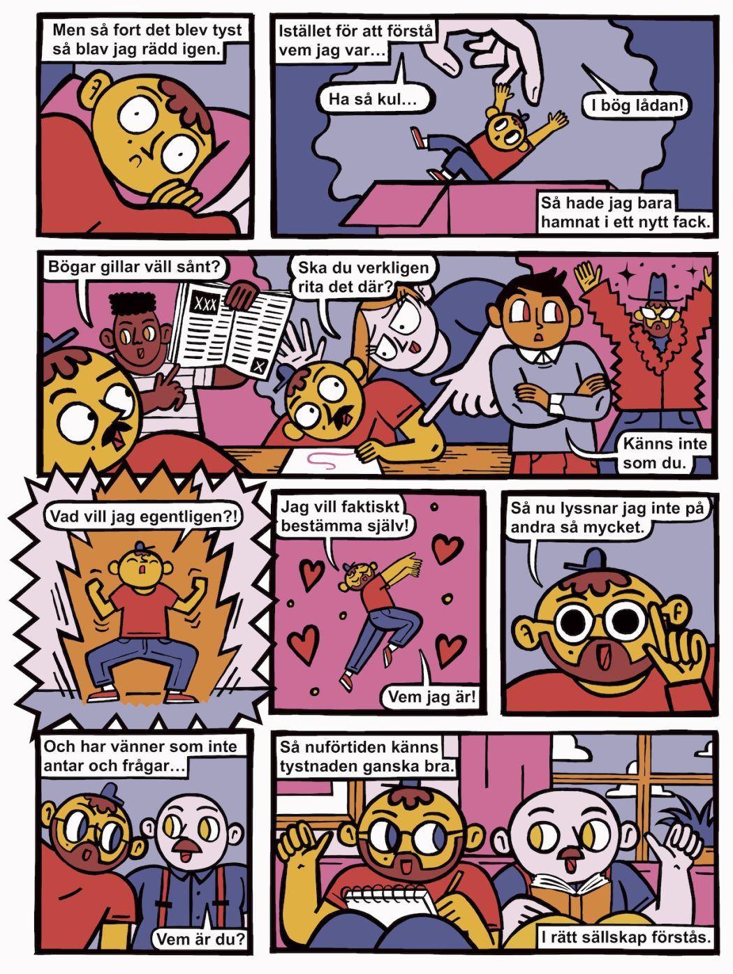 Comic art by the comic artist Fredde Lanka