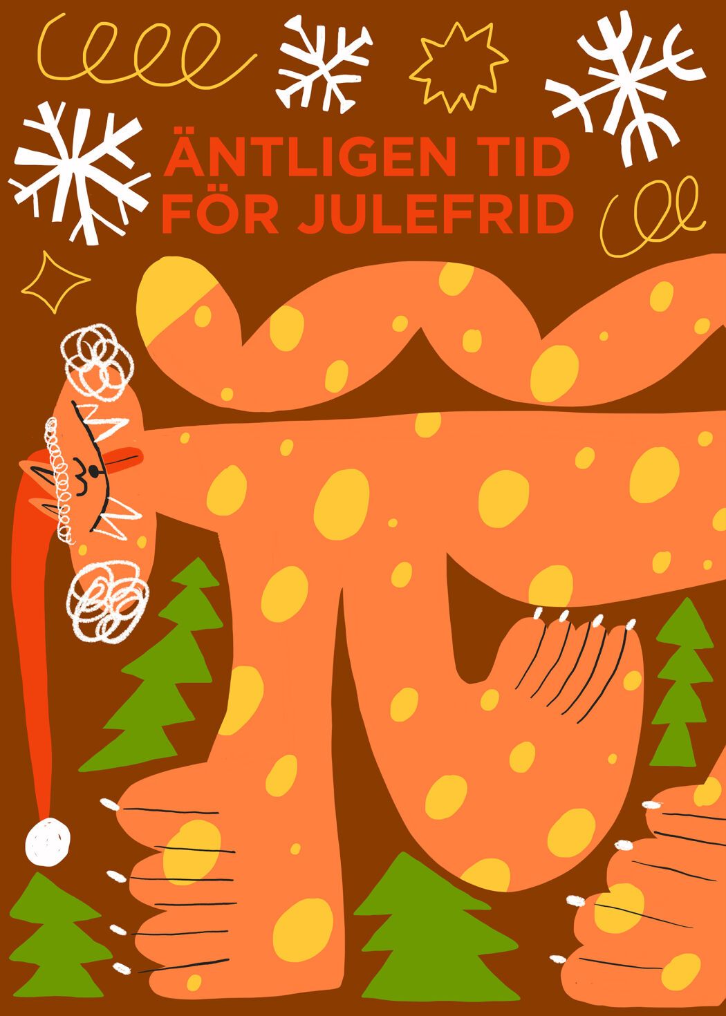 Christmas campaign illustration by Elin Matilda Andersson