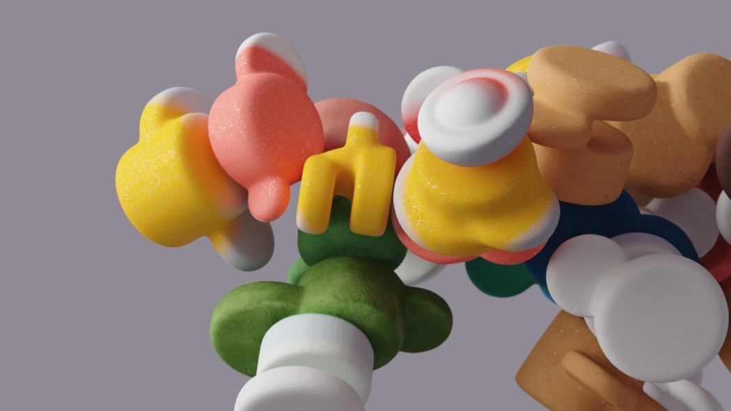3D candy by by 3d artist and designer Marcus Shaloner