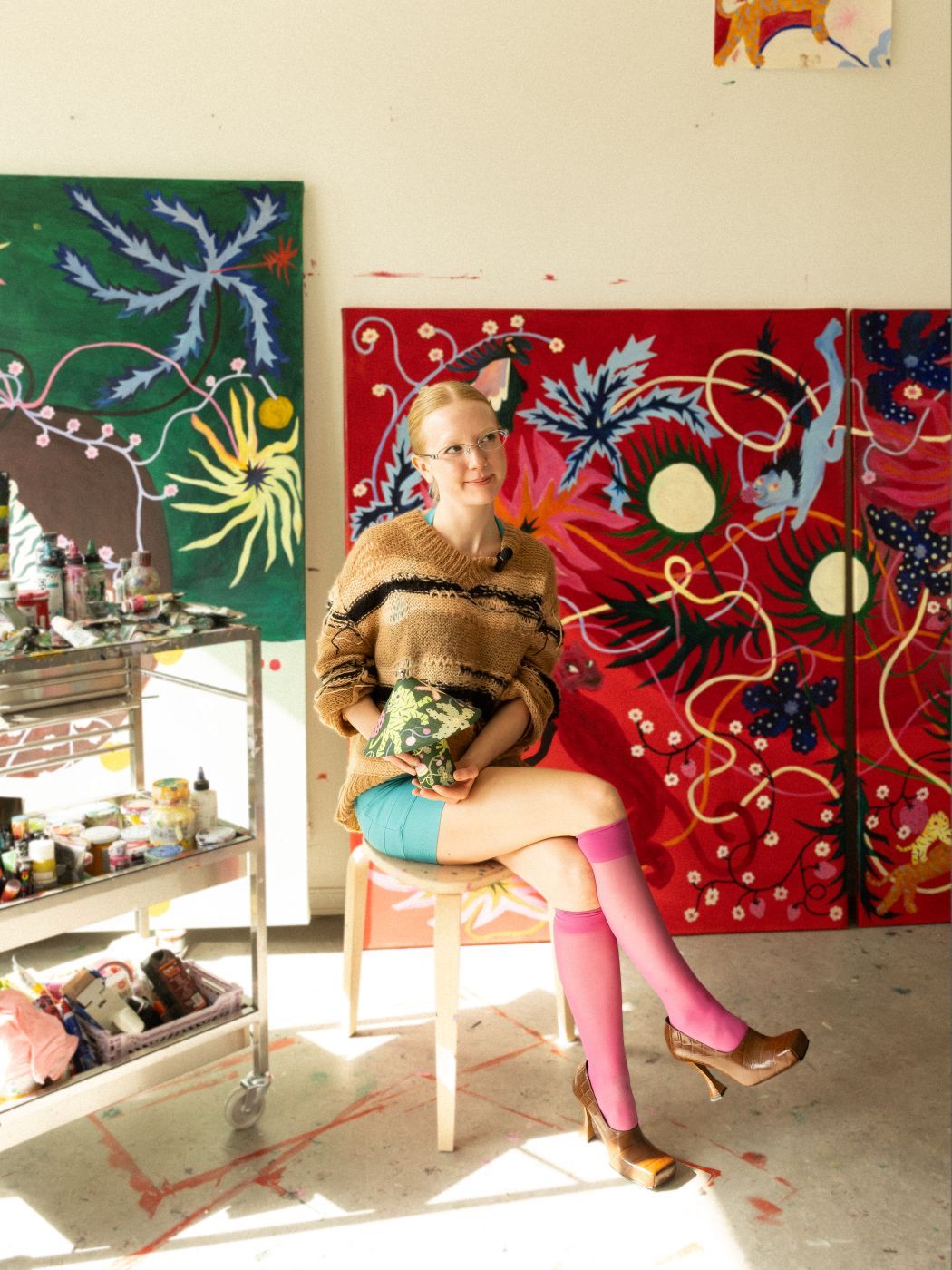 Portrait of the unique artist and illustrator Yoyo Nasty