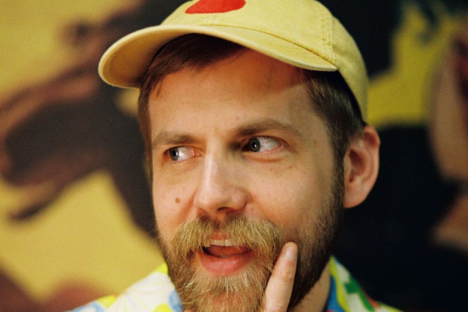 Portrait of illustrator Fredde Lanka
