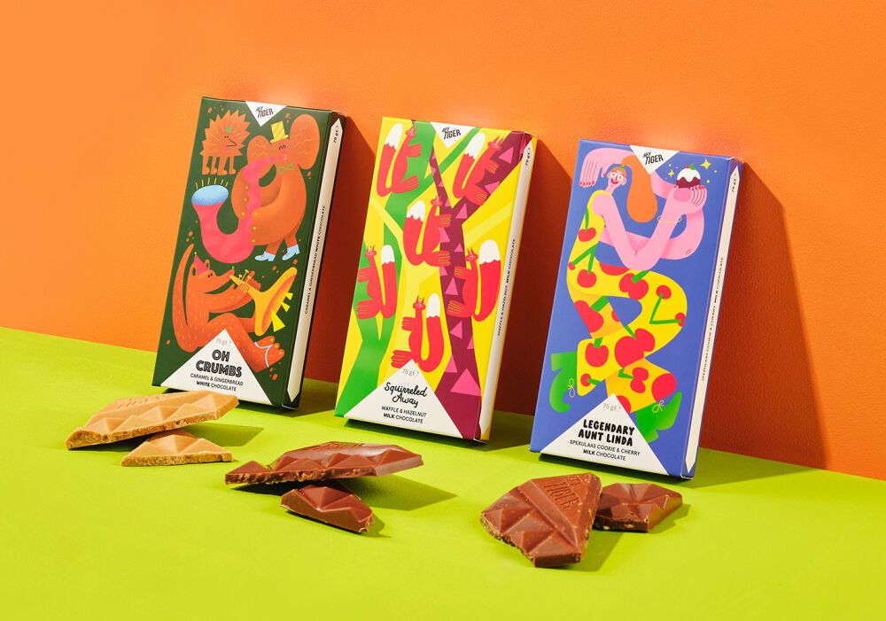 Package design and drawings by illustration artist Elin Matilda Andersson