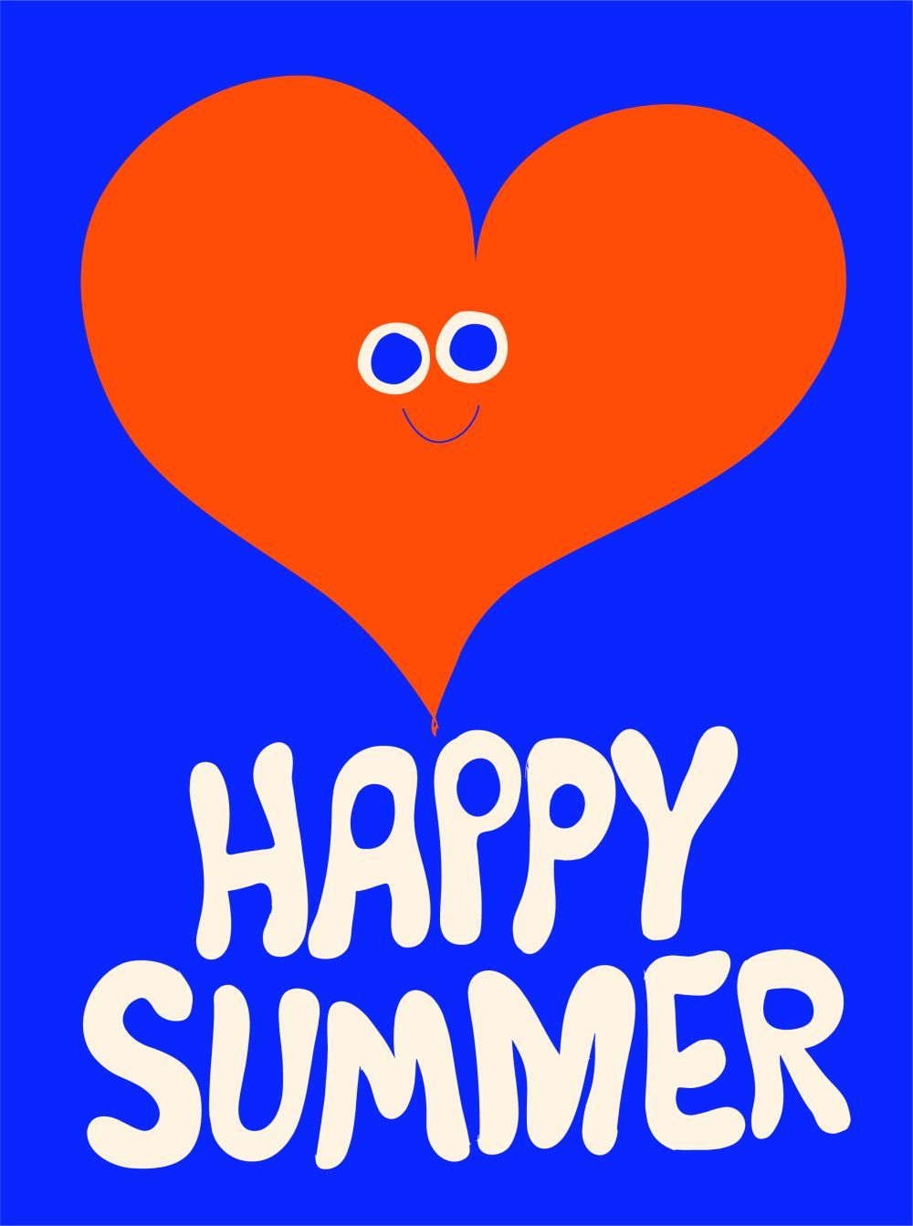 Summer vector artwork by the illustrator Erica Jacobson