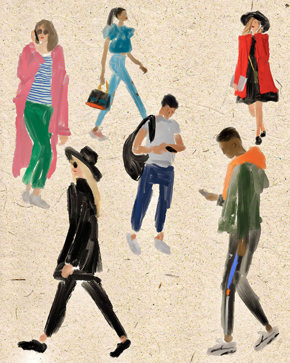 Fashion and lifestyle illustration by Christina Gliha