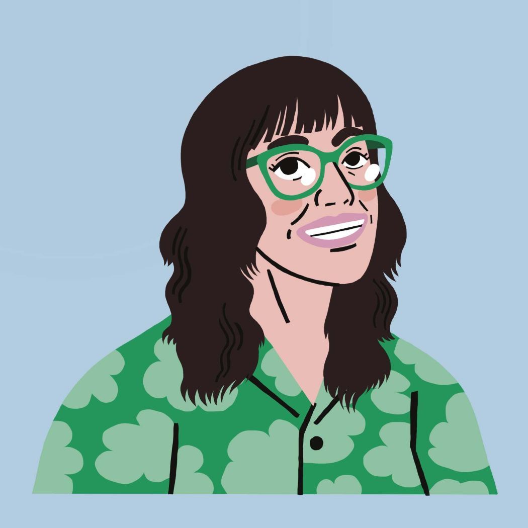 Portrait by illustrator Fredde Lanka