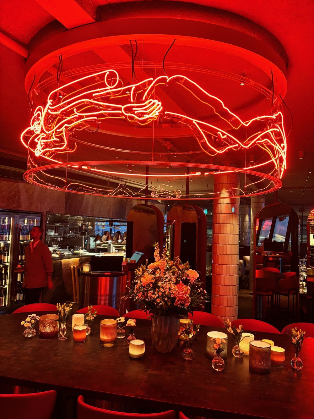 Neon installation design by Dennis Eriksson