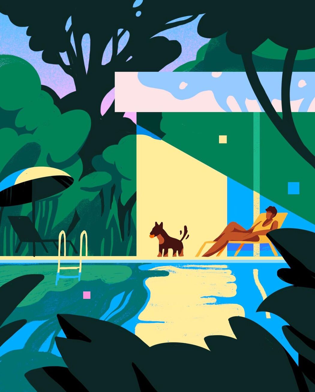 Environmental illustration by Petra Eriksson