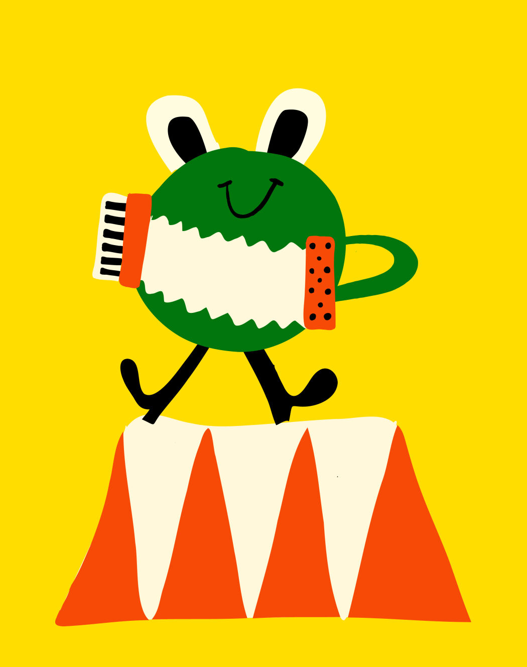 Playful character design by the award winning illustrator Erica Jacobson