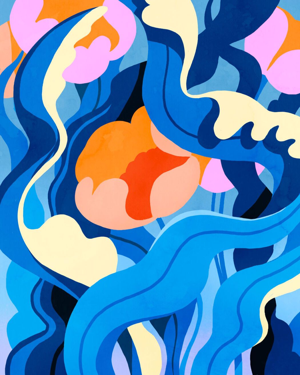 Botanical illustration by vector drawer Petra Eriksson