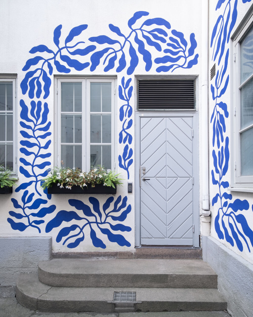Handpainted mural by the illustrator and artist Linnéa Andersson