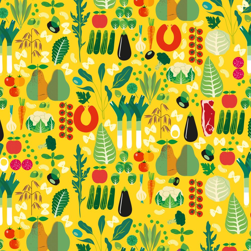 Foody illustration by Lotta Külhorn