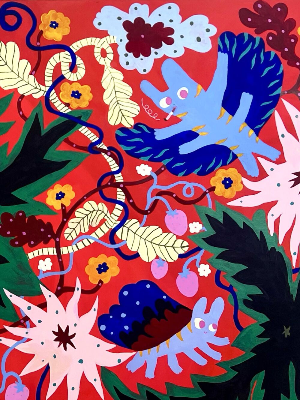 Painting by the contemporary artist Yoyo Nasty