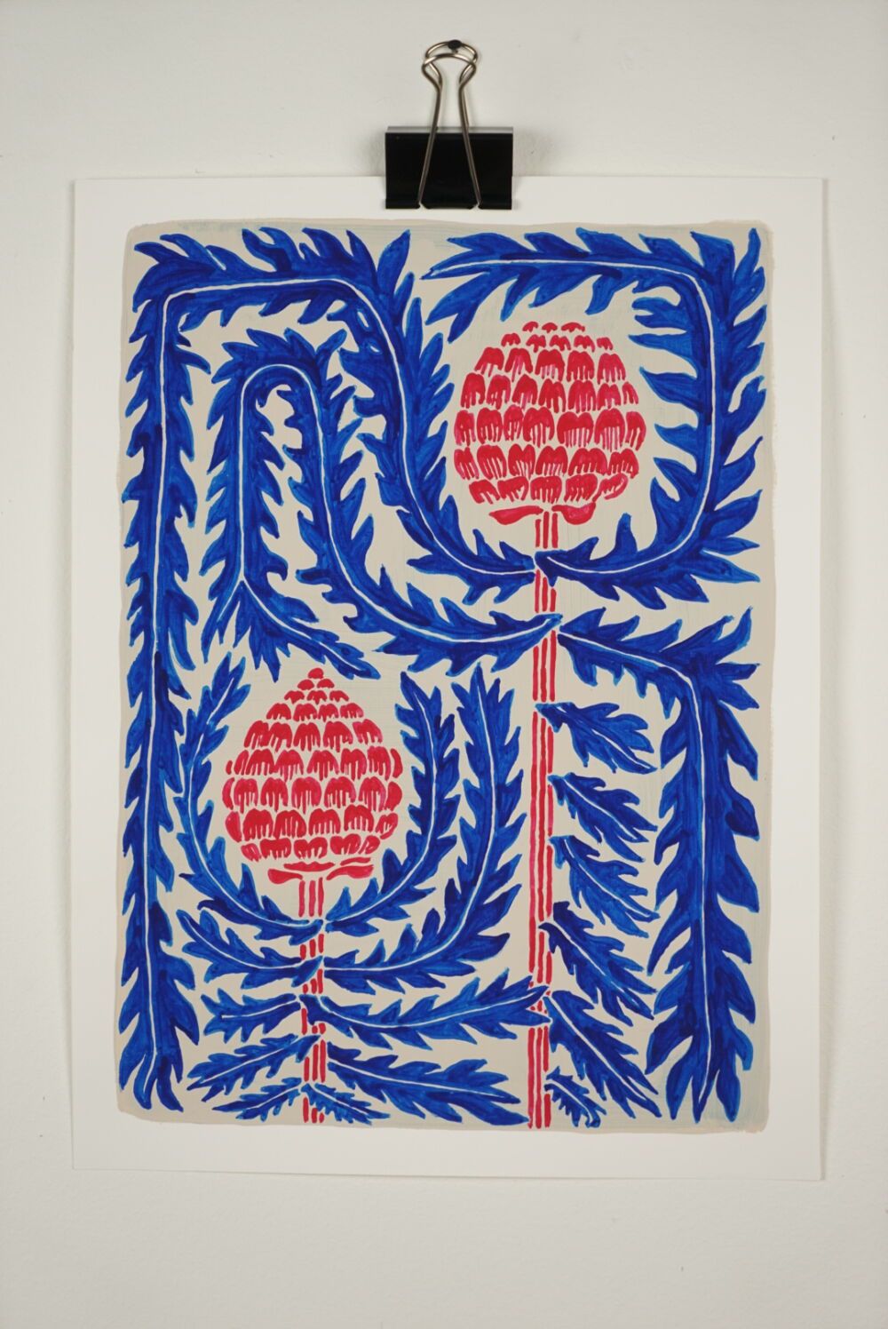 Han-painted artwork by Lotta Külhorn