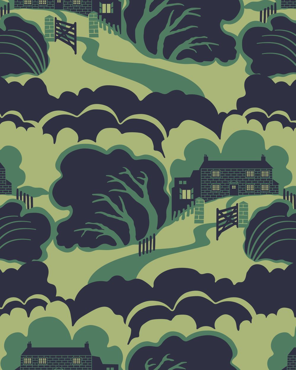 Pattern design by illustrator and artist Lotta Kühlhorn