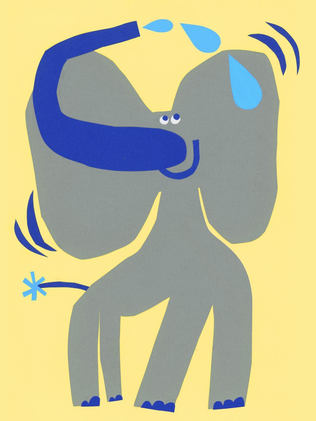 Cute animal character by illustrator Elin Matilda Andersson
