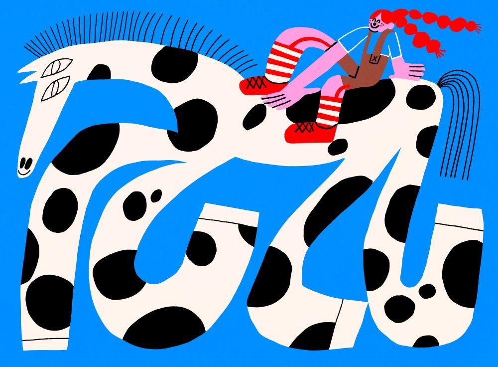 COlorful playful illustration by the talented illustrator Elin Matilda Andersson
