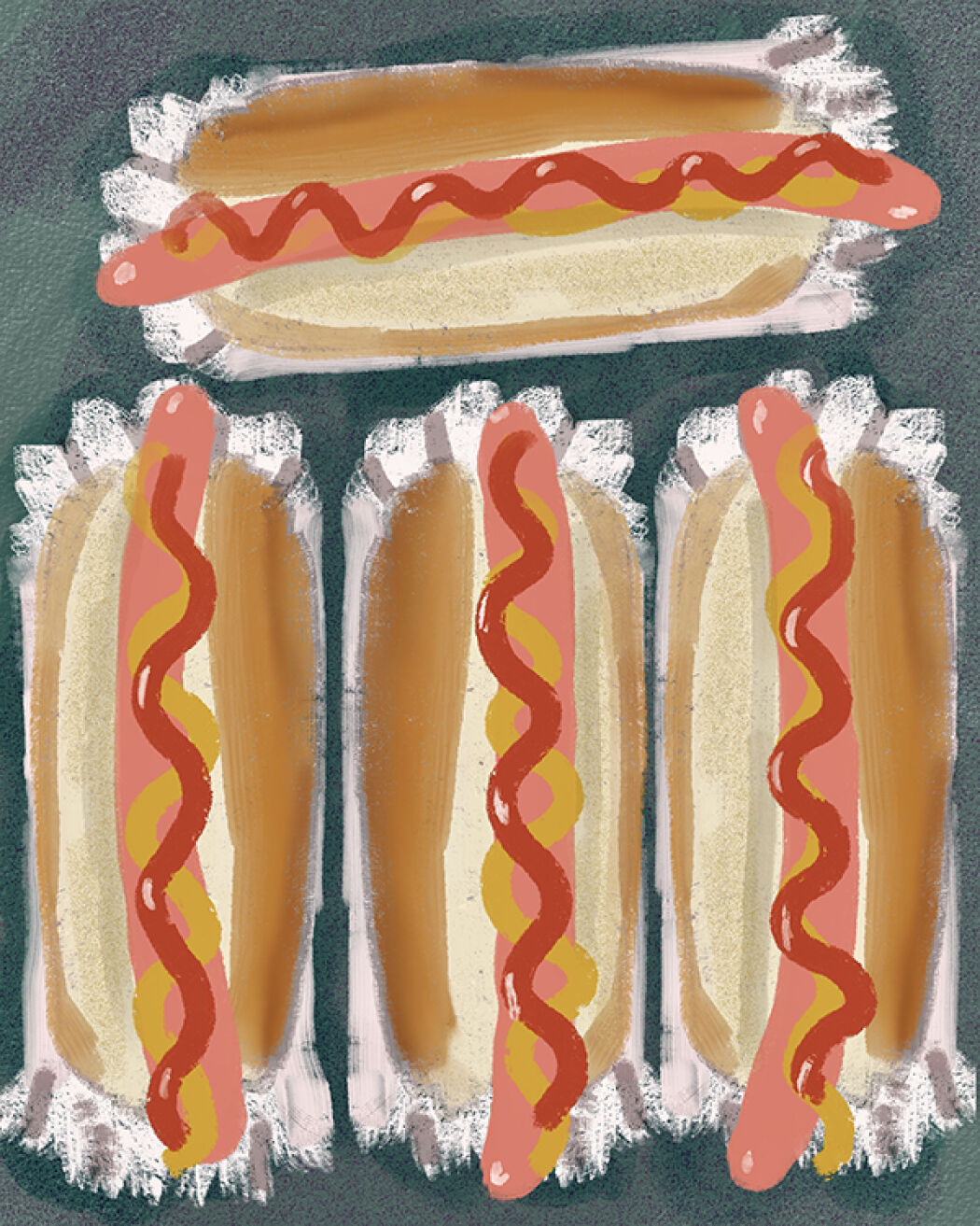 Food illustration by Christina Gliha for Bon Appetit Magazine