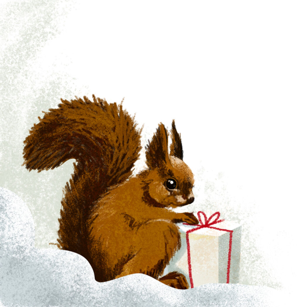 Christmas concept gift campaign illustrations by Eplet