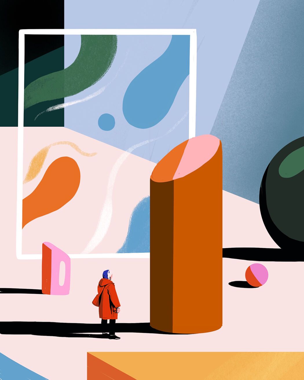 Graphic illustration by the artist Petra Erikssson