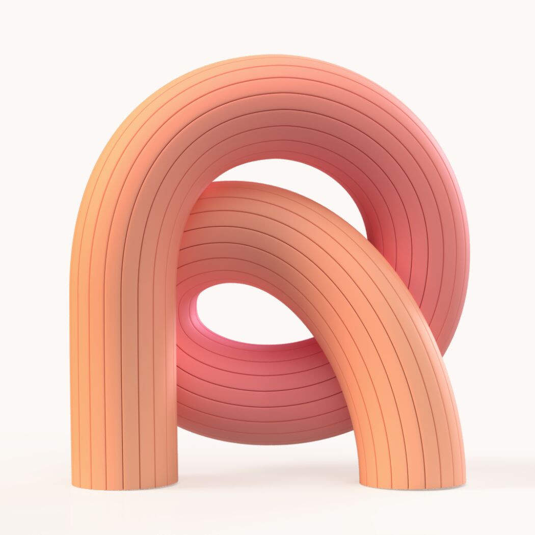 3D art and 3D letters by Riya Mahajan