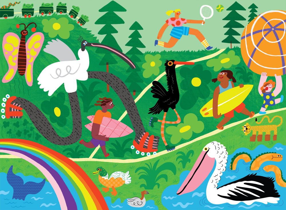 Illlustrades animals by Elina Matilda Andersson