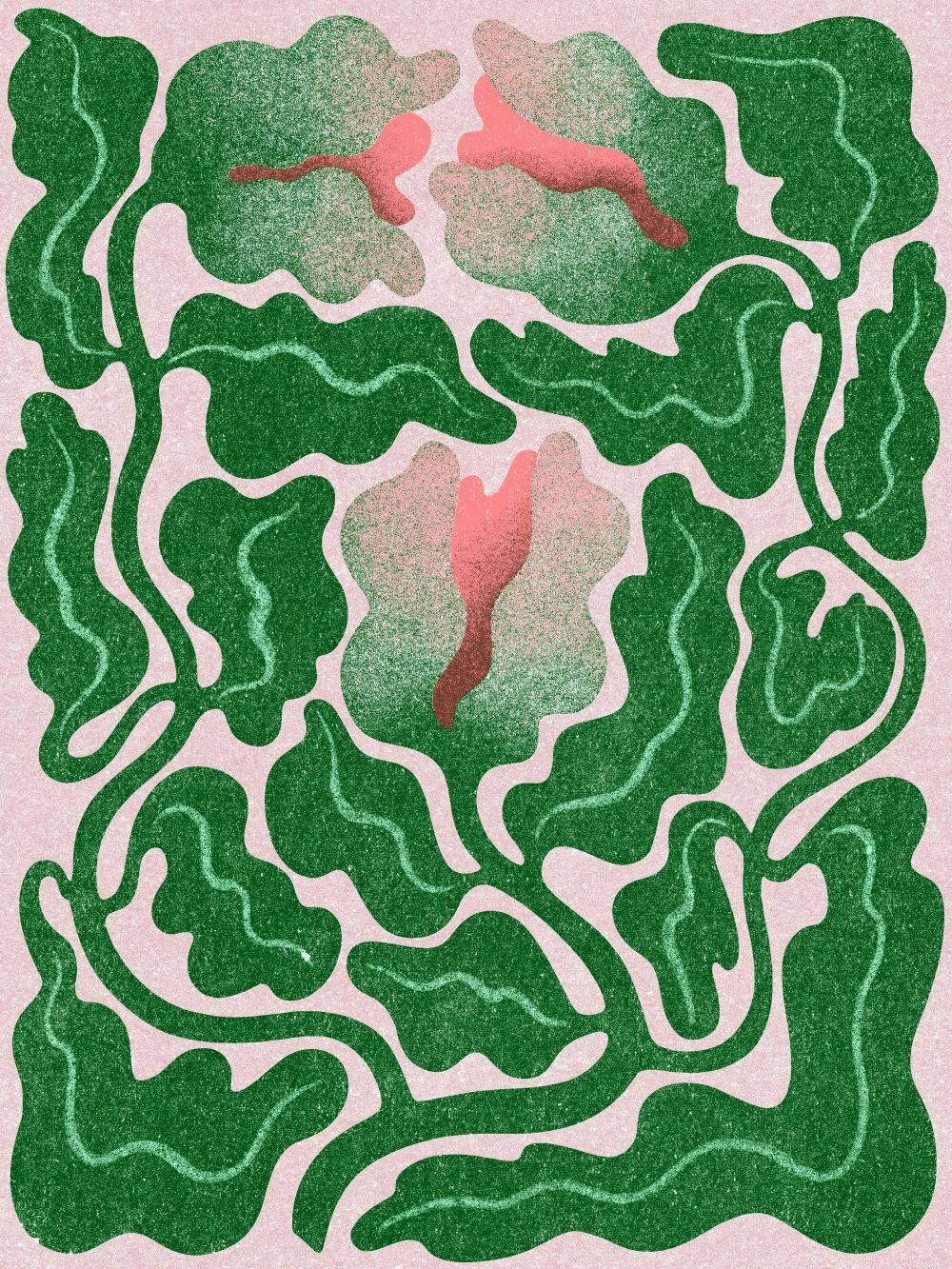 Pattern created by the artist Linnèa Andersson