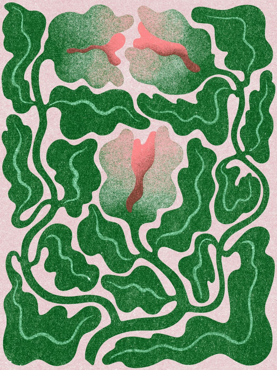 Pattern created by the artist Linnèa Andersson