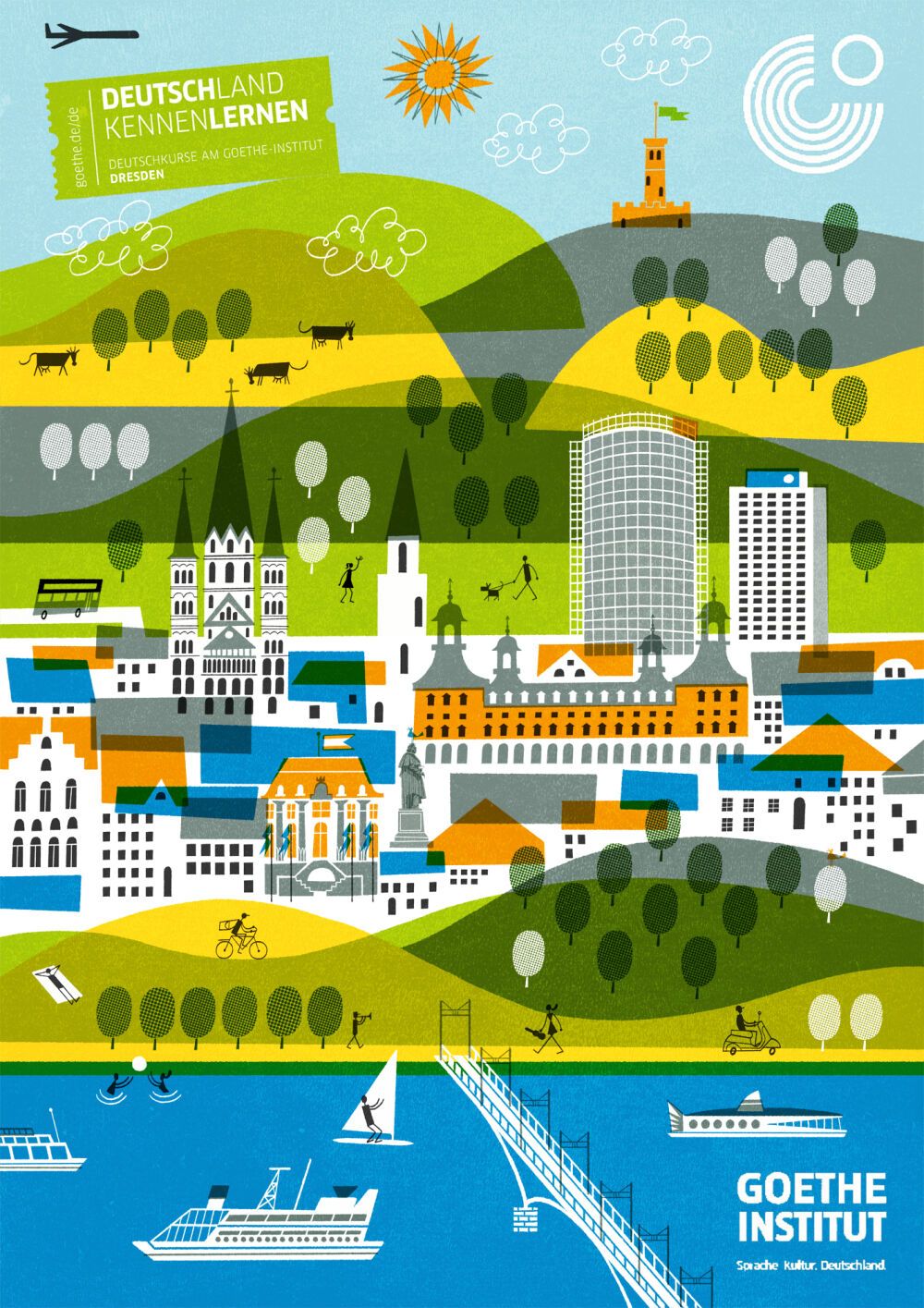 retrostyle illustration graphic design by Klas Fahlén