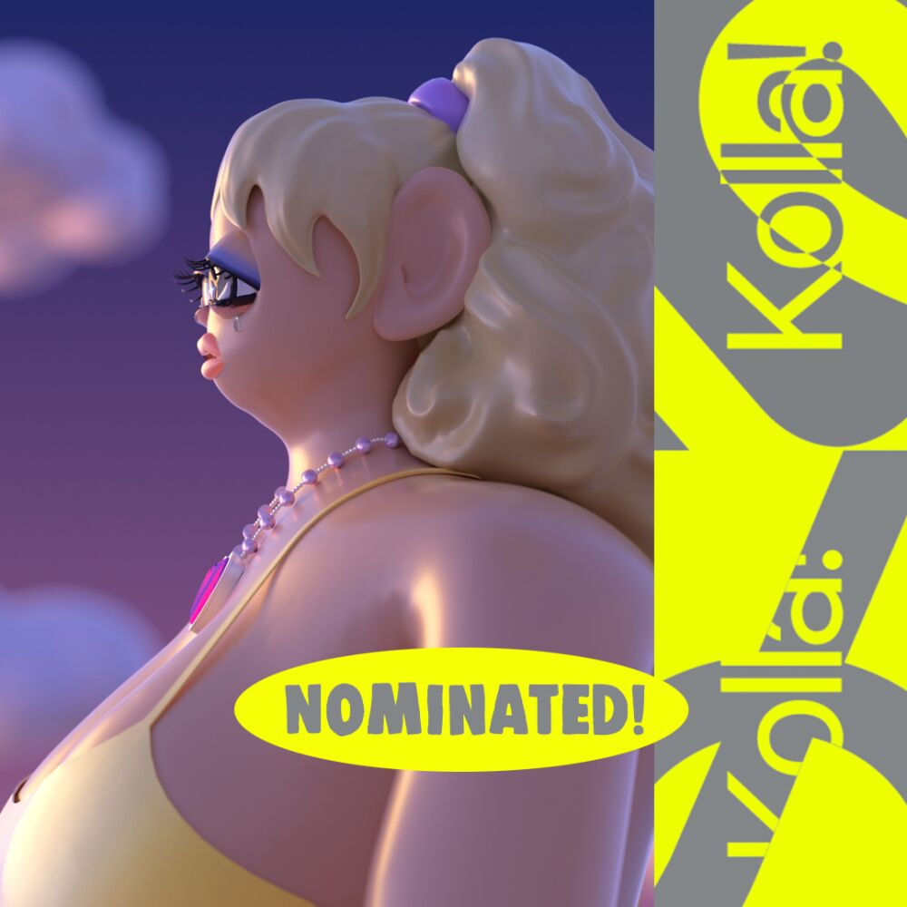 3D duo Double Up Studio nominated for the 3D animated music video, for the design award Kolla! 