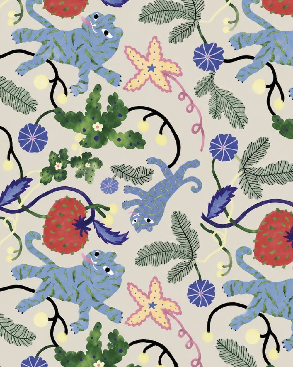 Pattern design illustrated by Yoyo Nasty