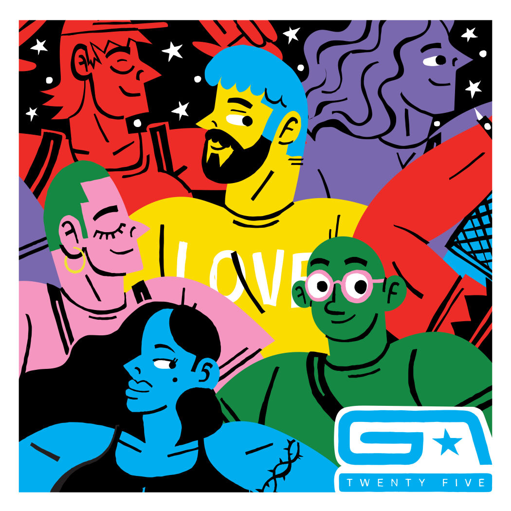 Branding illustration and album cover for Groove Armada by Fredde Lanka