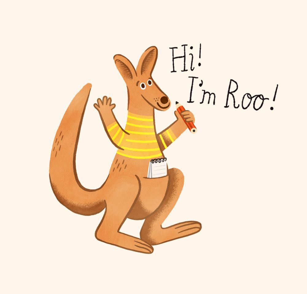 Cute animal illustration by Elin Matilda Andersson
