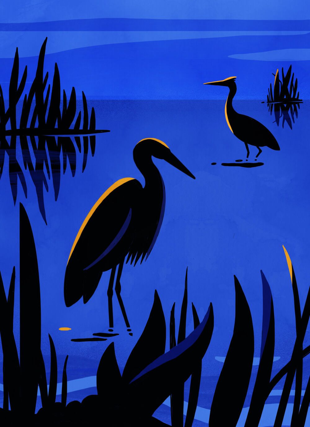 Animal illustration by vector artist Petra Eriksson