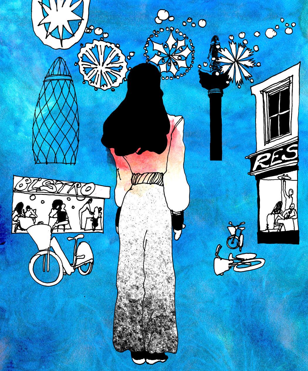 Illustration and water color art by Dennis Eriksson