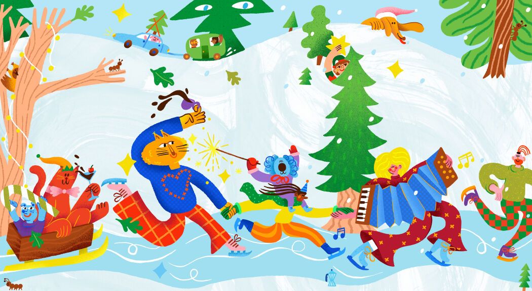 Illustraed artwork branding illustration by Elin Matilda Andersson