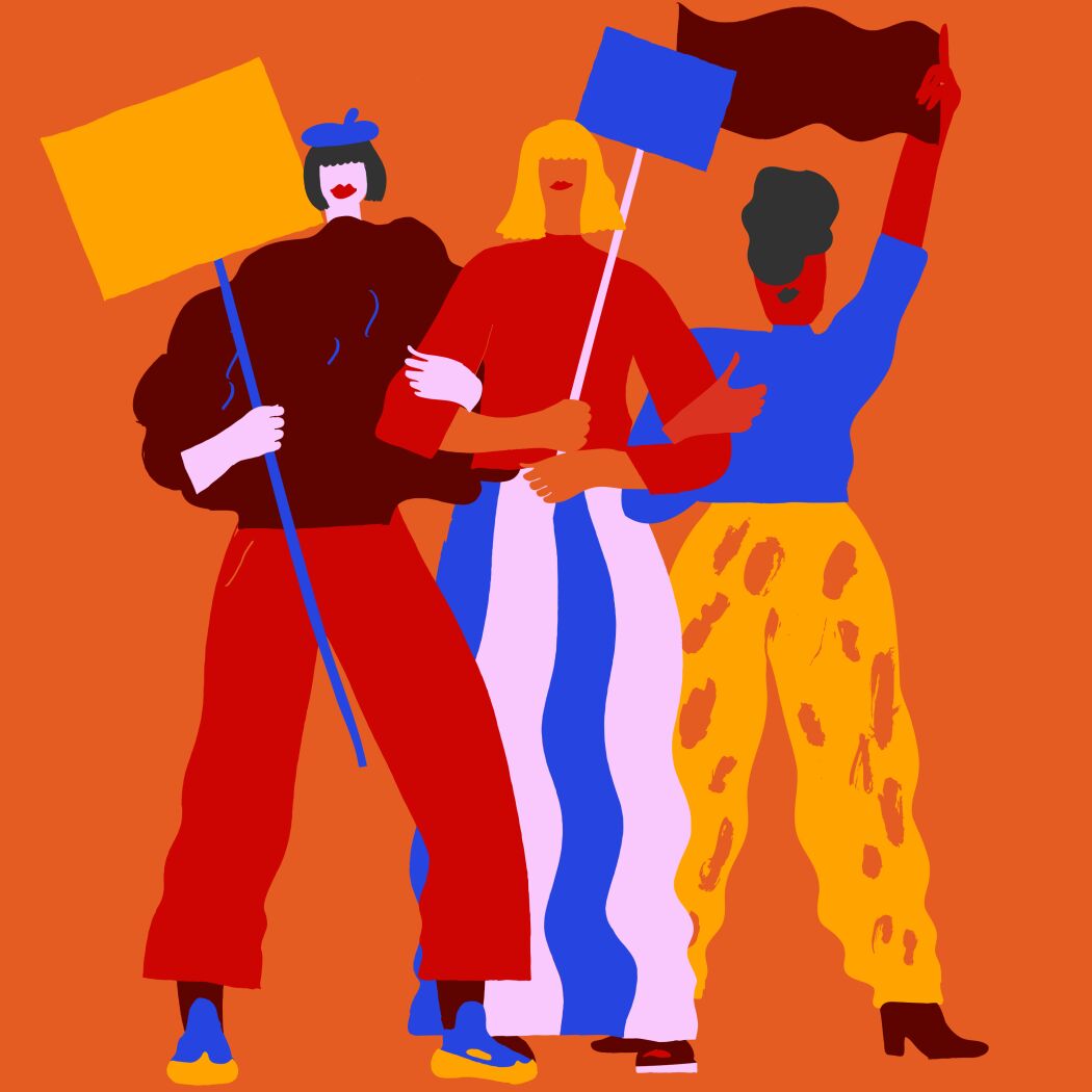 Illustrations by Erica Jacobson for UN Women, Women of the world, for the global Orange the world Campaign.