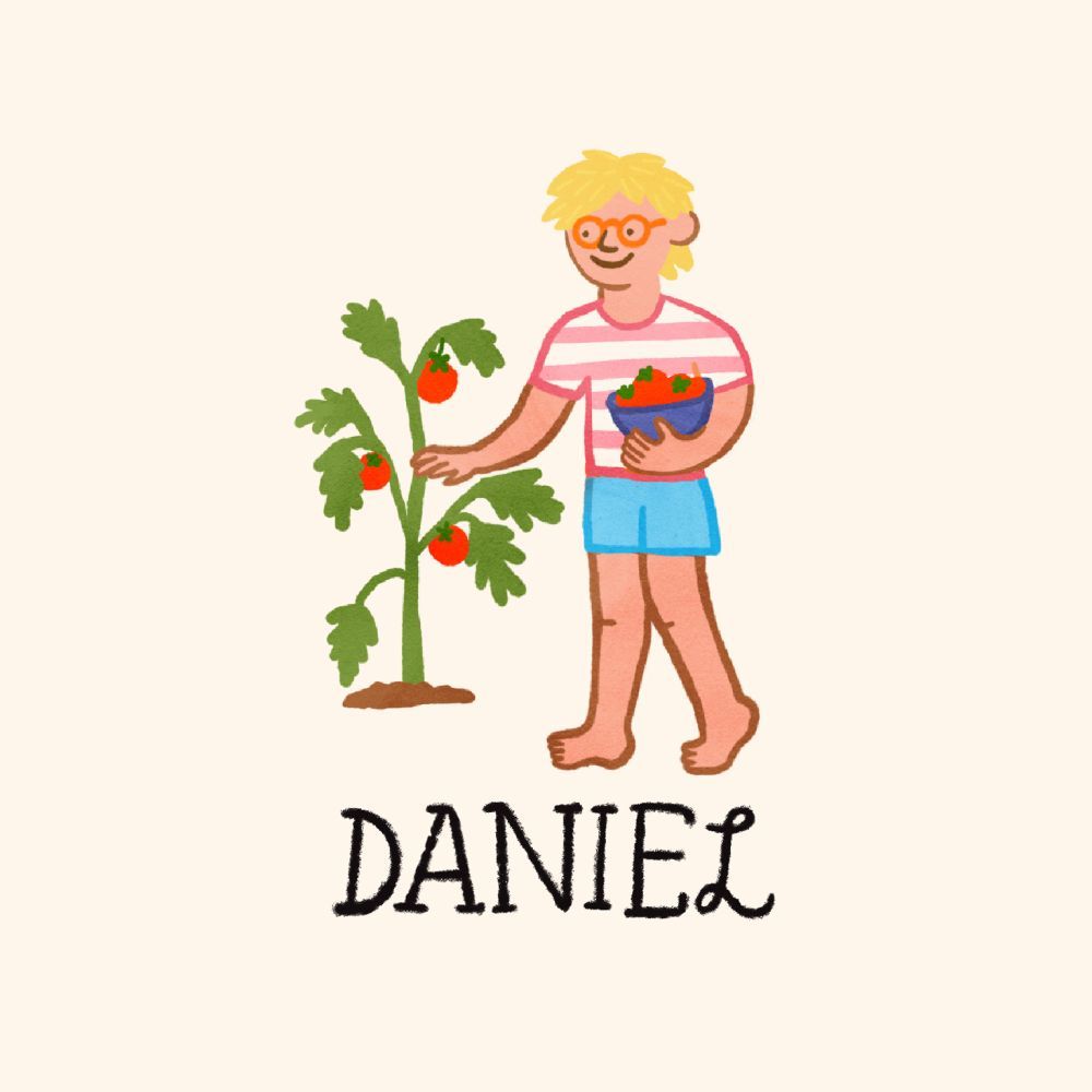 Character illustration by the playful illustrator artist Elin Matilda Andersson