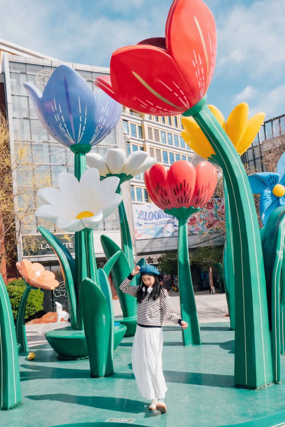 Art iinstallation, public art by the artist Malin Gyllensvaan