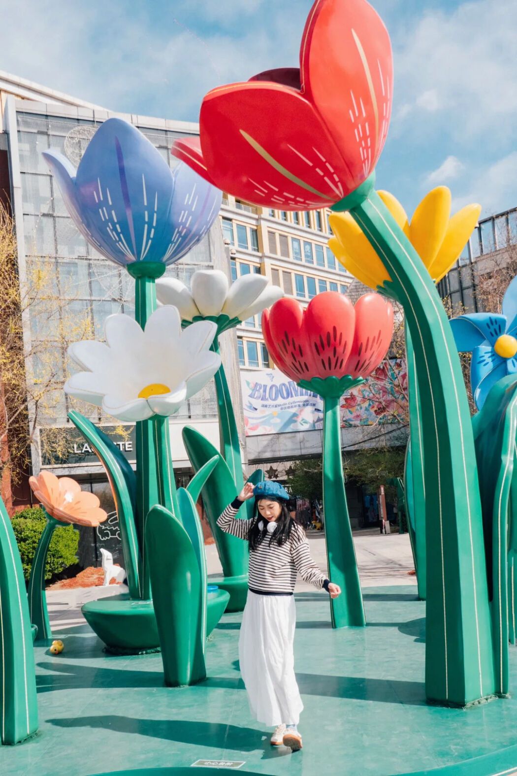 Art iinstallation, public art by the artist Malin Gyllensvaan