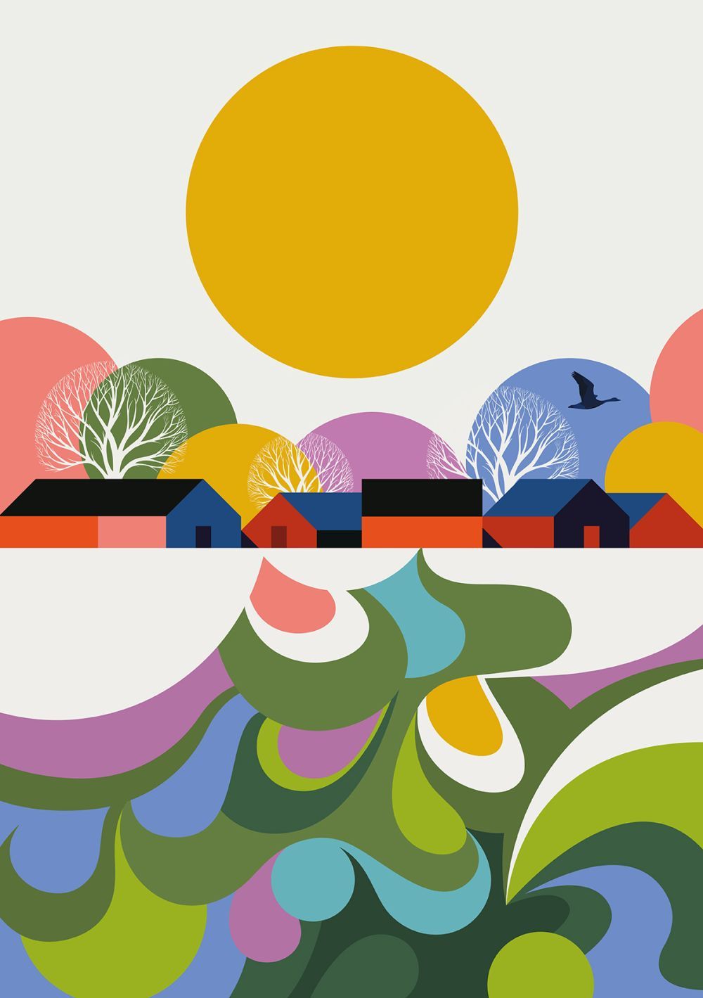 Beautiful artwork illustrated by Bo Lundberg