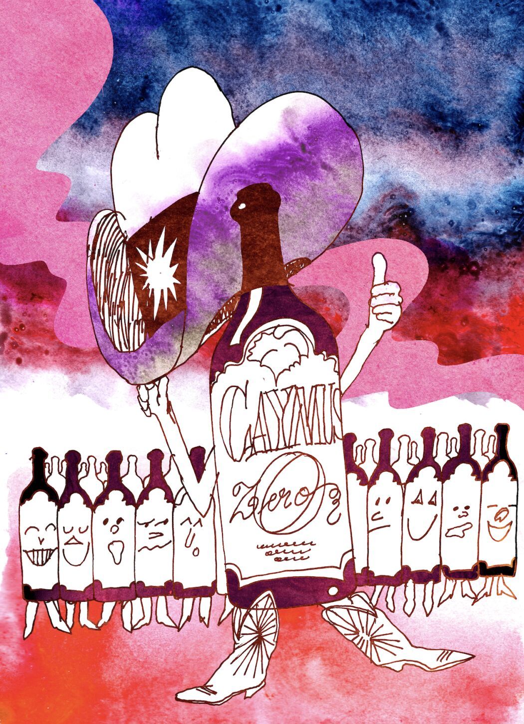 Lineart illustration by the artist Dennis Eriksson