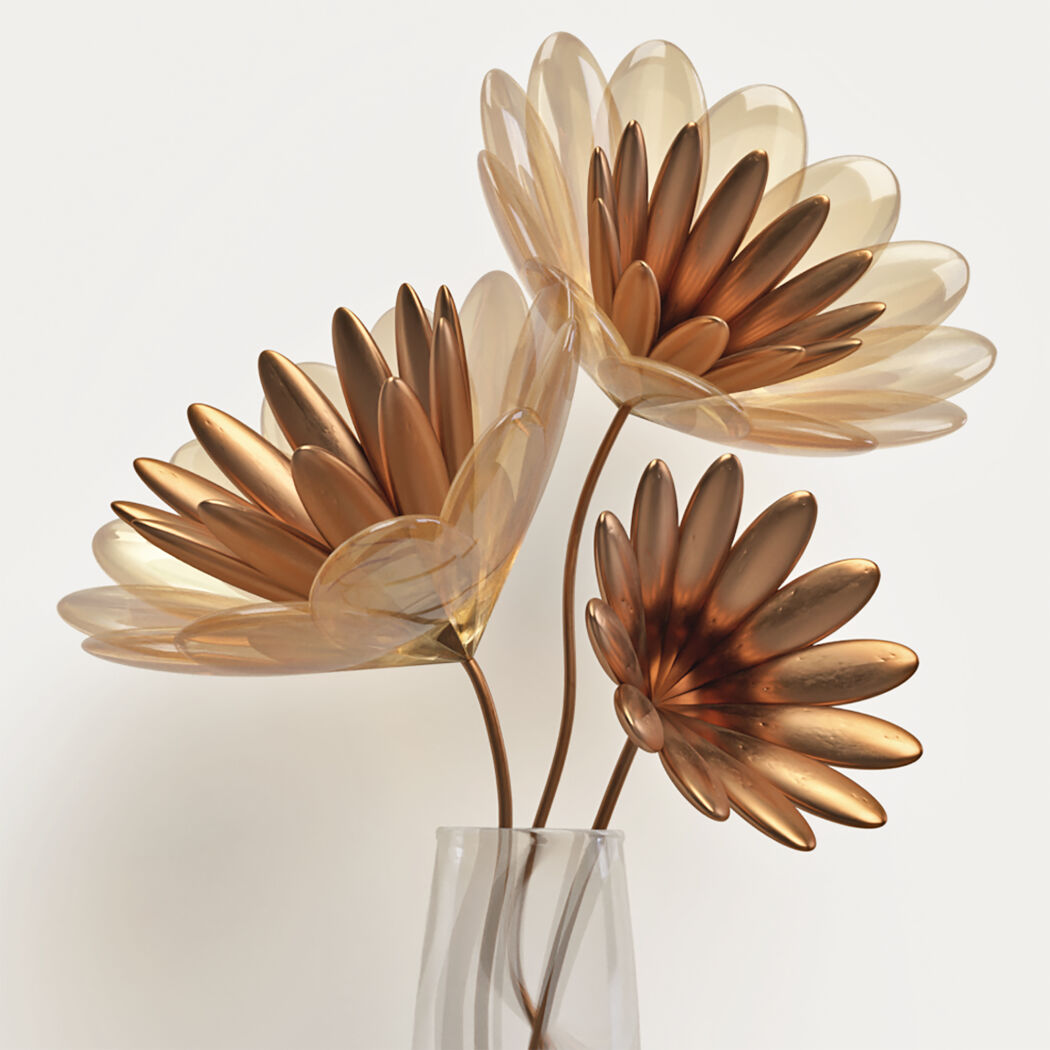 3D flower by Riya Mahajan for Adobe