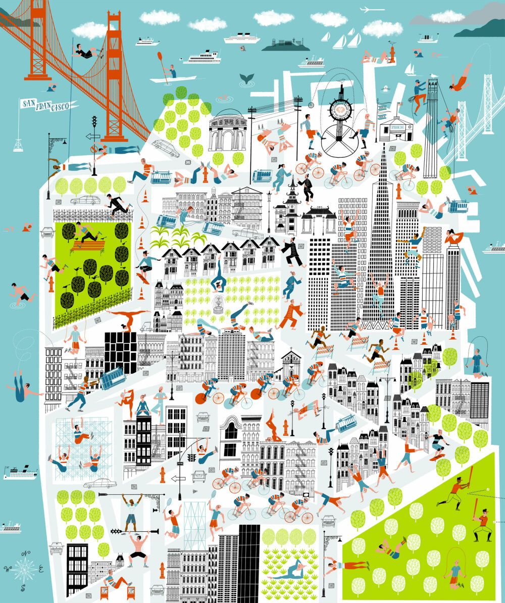 Detailed illustration by the artist Klas Fahlén