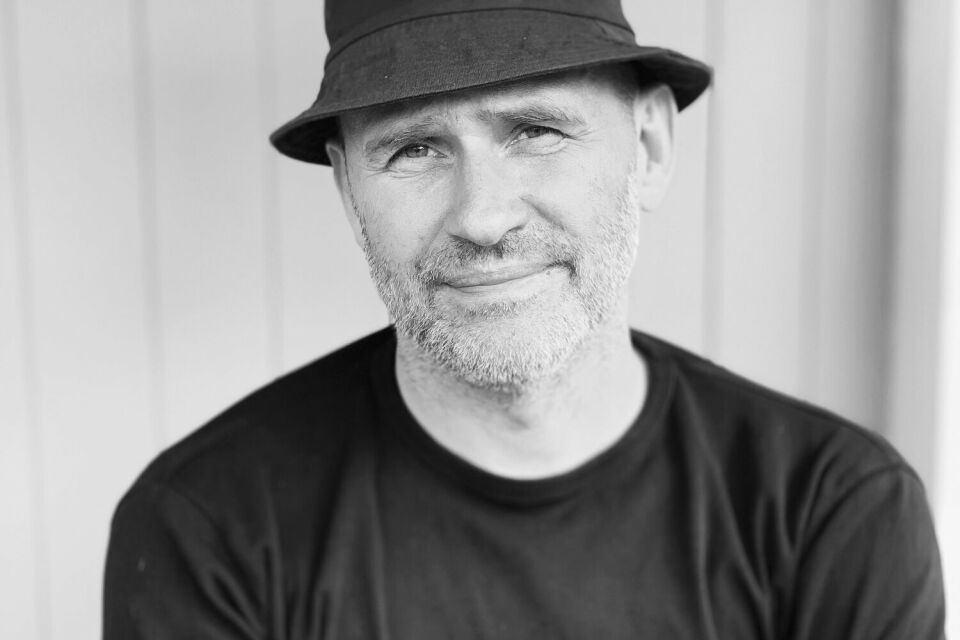 Portrait of the artist and illustrator Klas Fahlén