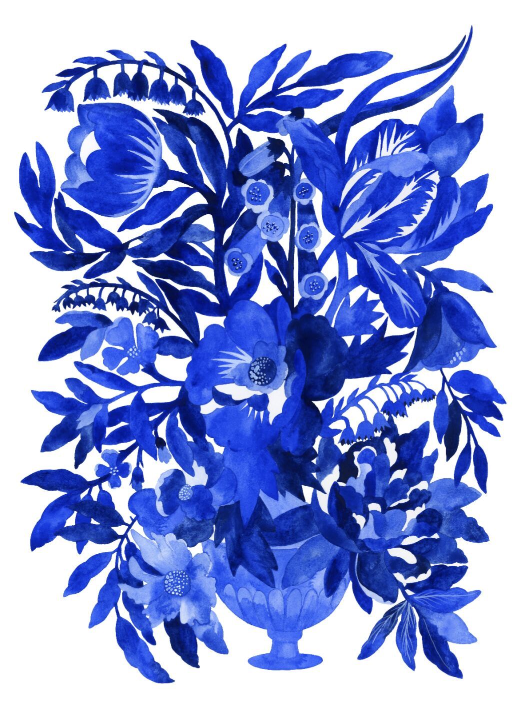 Botanical illustration by Malin Gyllensvaan