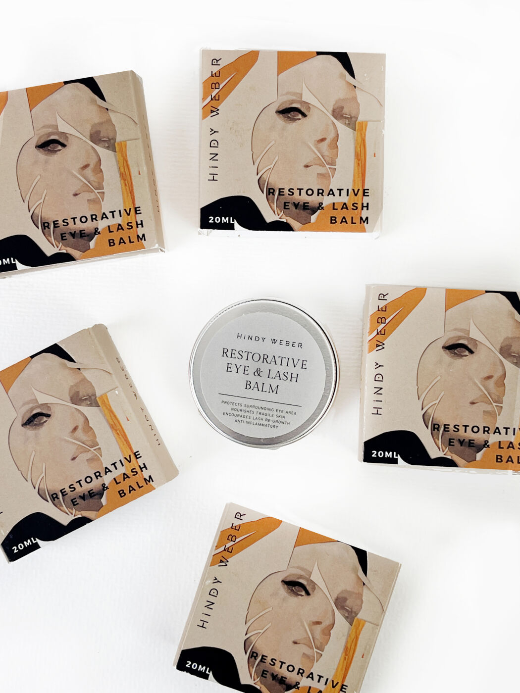 Packaging illustration and package design for skincare brand by Stina Persson