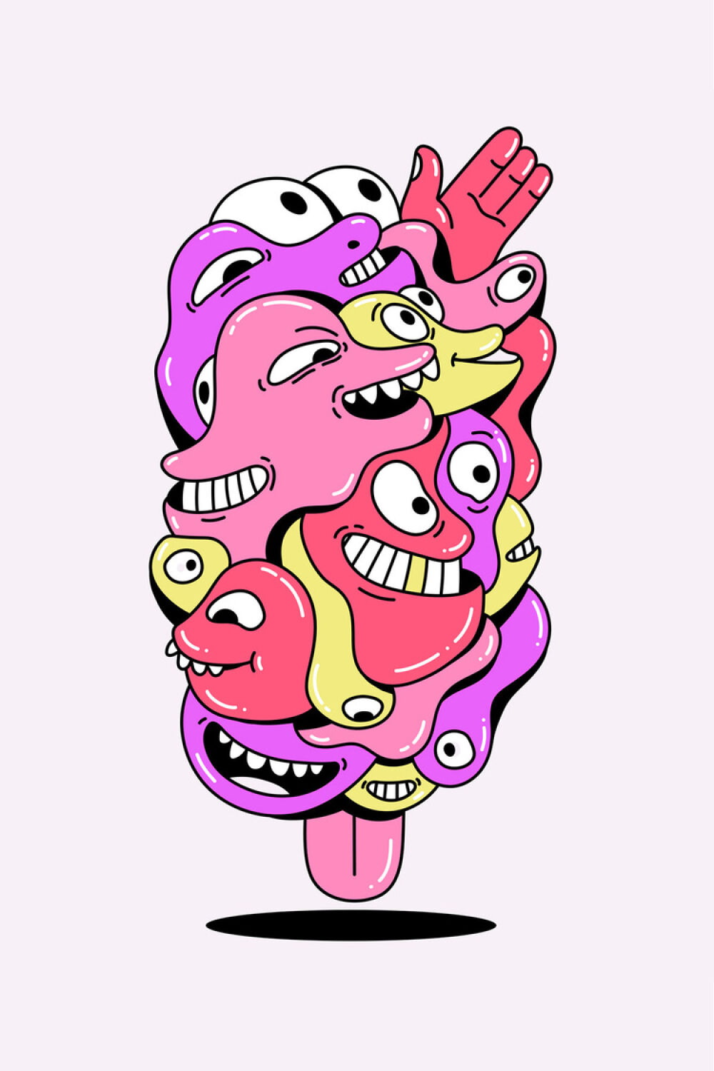 Funny colorful Characters illustrated by Jaumes Osman